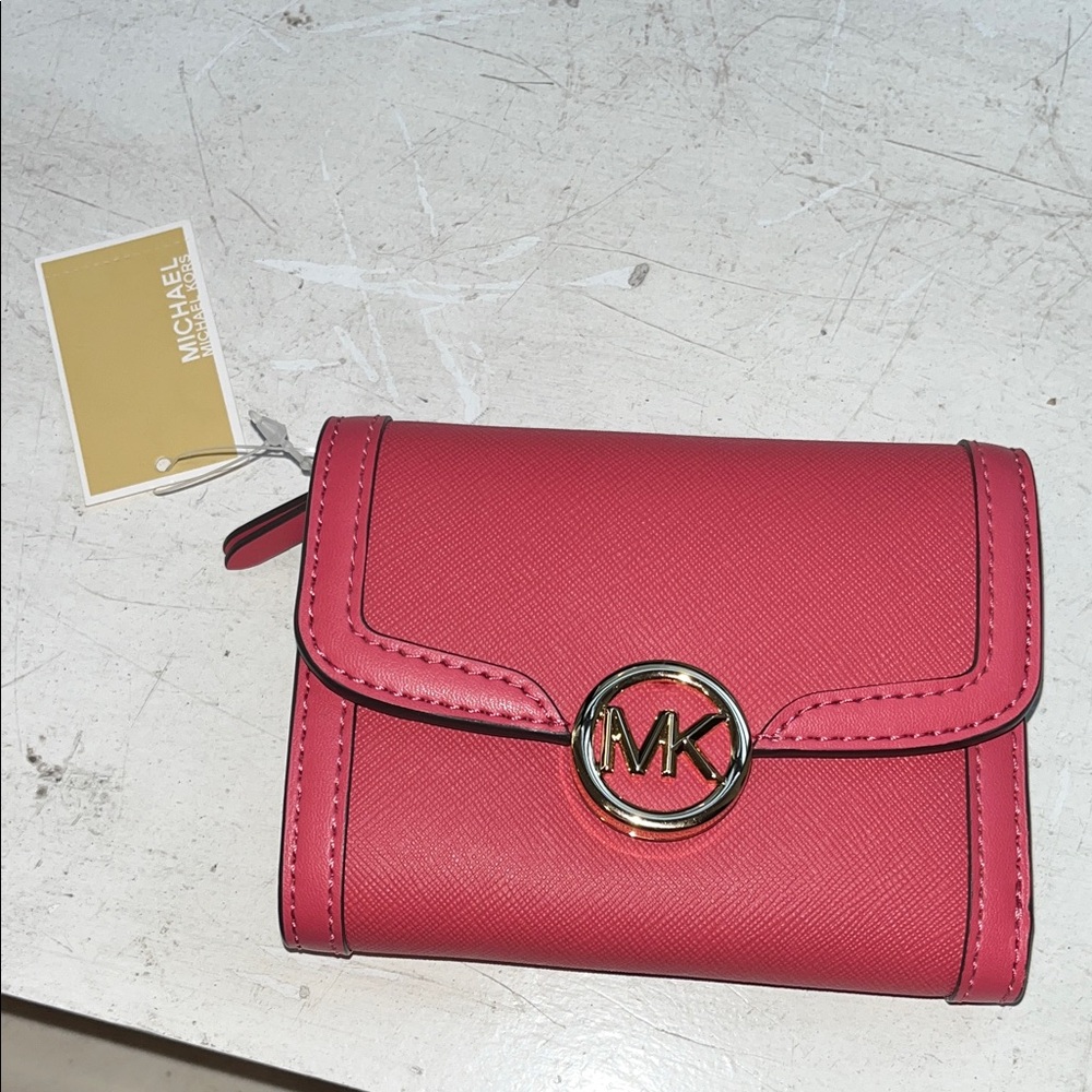 Michael Kors Wallet with Gold Accents